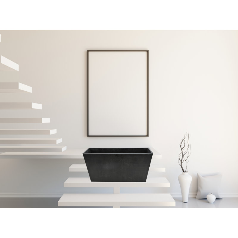 Boîte à fleurs en plastique avec réservoir autonome, H 9 po x l 10 po x P 25 po