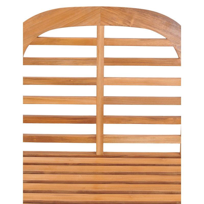 Banc de jardin en teck Passarelli, Grand