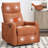 Chenille Swivel Manual Recliners with Heat Massage-1114324236