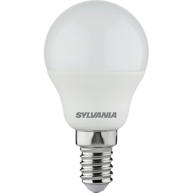 Sylvania ToLEDo Ball LED Light Bulb E14 470 Lumens Daylight 6500K
