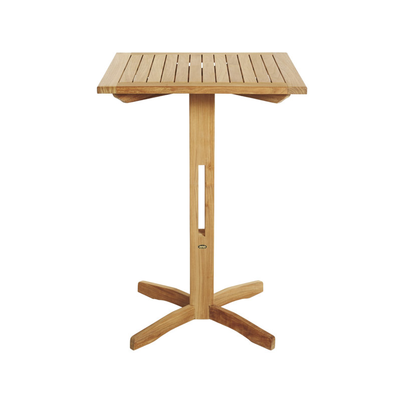ARB Teak Outdoor Collection Outdoor Square Teak Bar Table