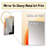 Red Moon Rising Abstract Landscape - Geometric Decorative Wall Mirror, Orange Mirror, Printed Metal Art-485063336