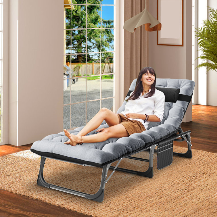 Folding Foam Mattresses, Foldable Chair Beds Lounger, Portable