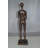 Abstract Of Nude Girl Standing Bronze Statue -  Size: 6"L X 6"W X 24"H.