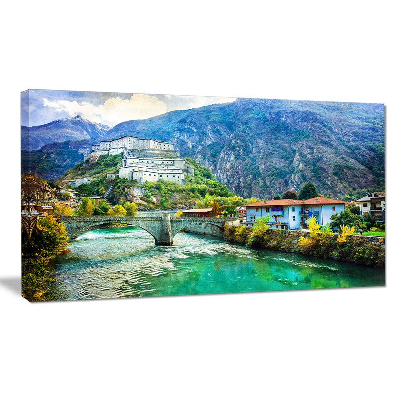 « intervalle d », reproduction de photo sur toile tendue, H 16 po x l 32 po x P 1 po