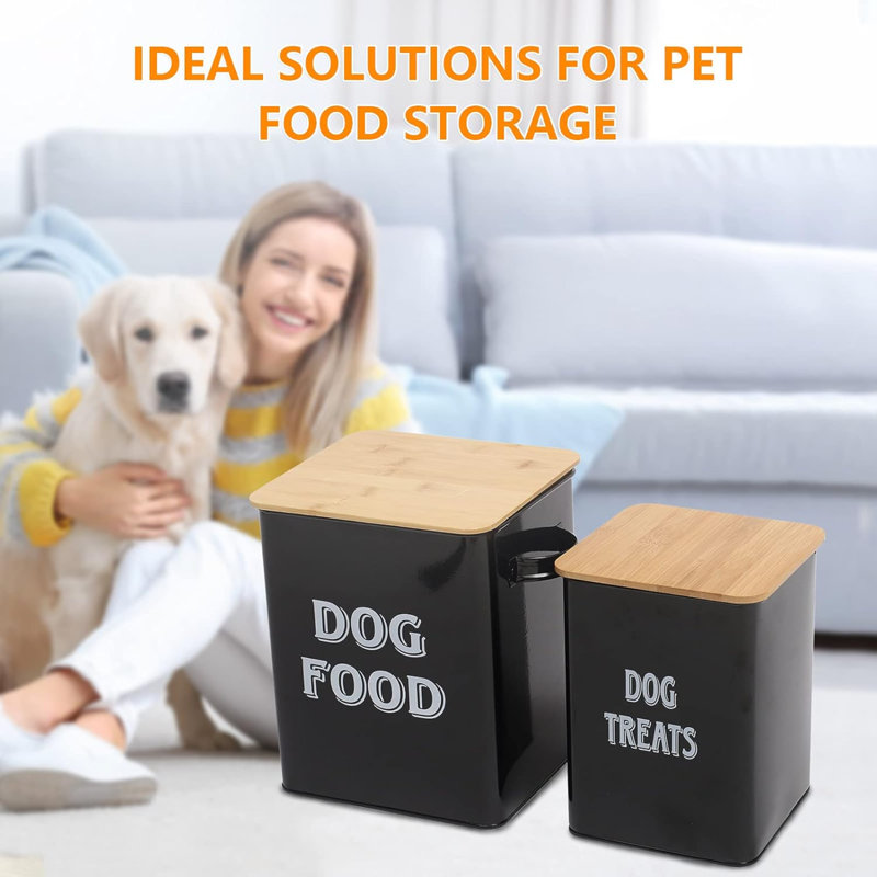 6.61 Lb. Food Storage Container, Black