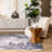 Rug Branch Natura 5' x 8' (5'3" x 7'7") Brown/Grey Botanical Leaf Indoor Area Rug, Comtemporary, Medium Pile, Stain-Resistant Carpet - Living Room, Bedroom, Dining Room, and Kitchen-2084000509