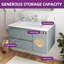 Meuble-lavabo flottant 31 po avec capteur DEL