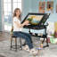 Amukta Adjustable Height Writing Desk