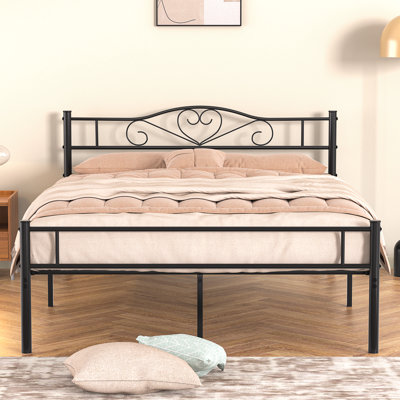 Kempst 37'' Steel Bed Frame