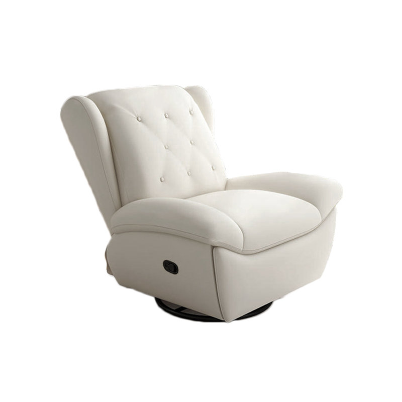 Fauteuil inclinable en similicuir Frodin, Beige