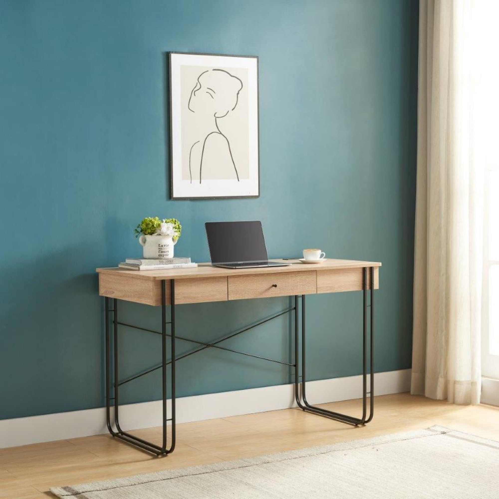 Latitude Run® Modern Minimalist Computer Desk | Wayfair