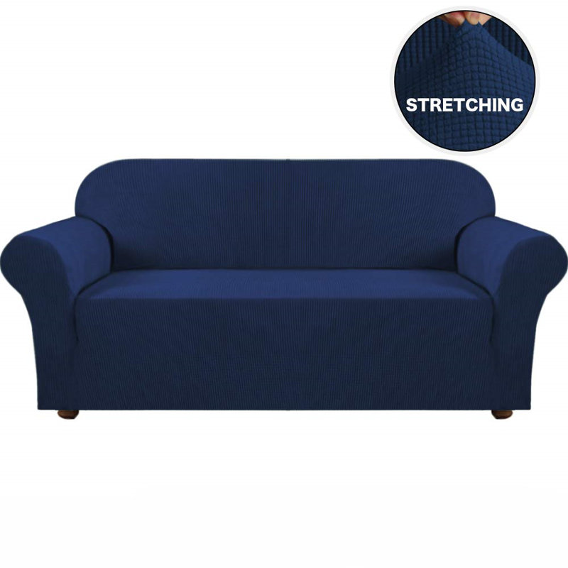 Housse pour causeuse à coussins carrés, Bleu