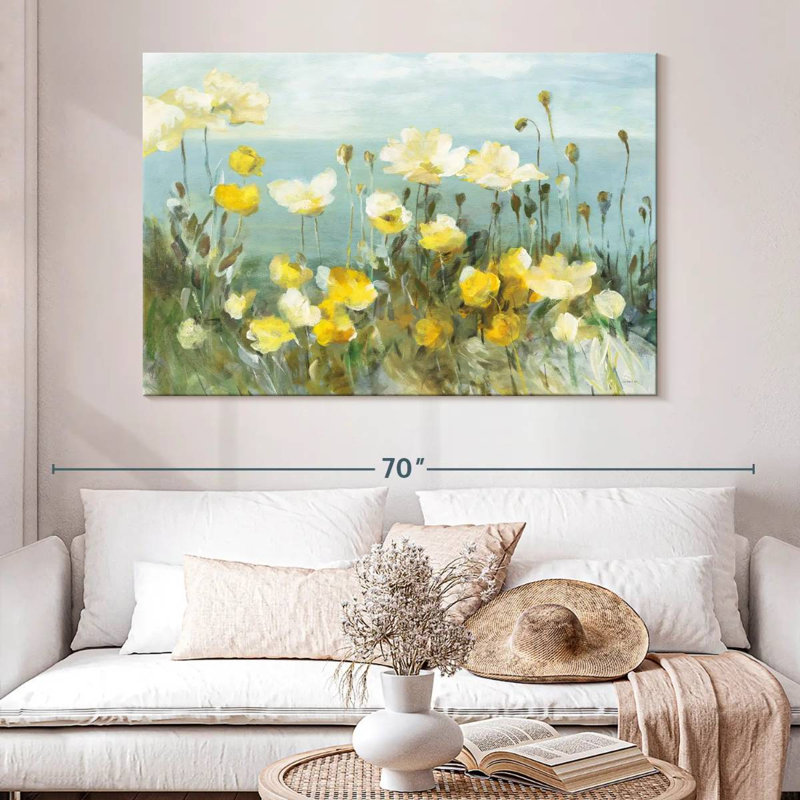 Champ de coquelicots Harnek, H 34 po x l 51 po