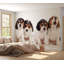 Adhésif mural pelez et collez - Chiots mignons-128112877