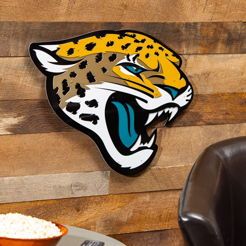 Art mural en métal Jacksonville Jaguars Layered