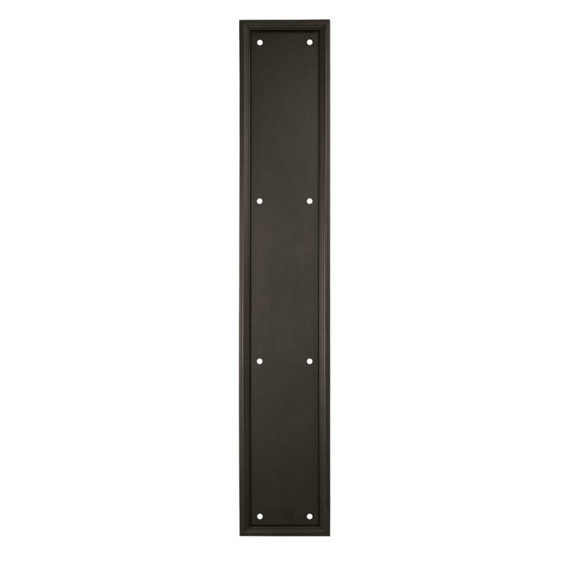 Push/Pull Plate, Oil Rubbed Bronze