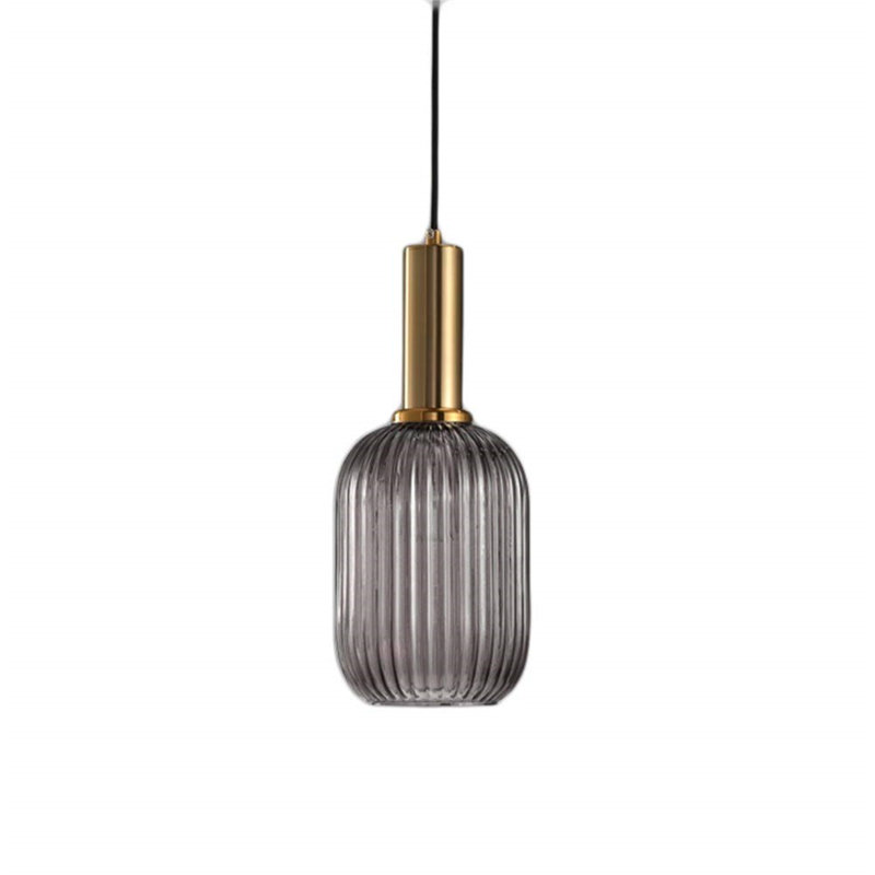 URBNLIVING 1 - Light Single Pendant, 32cm H x 13cm W x 13cm D, Grey