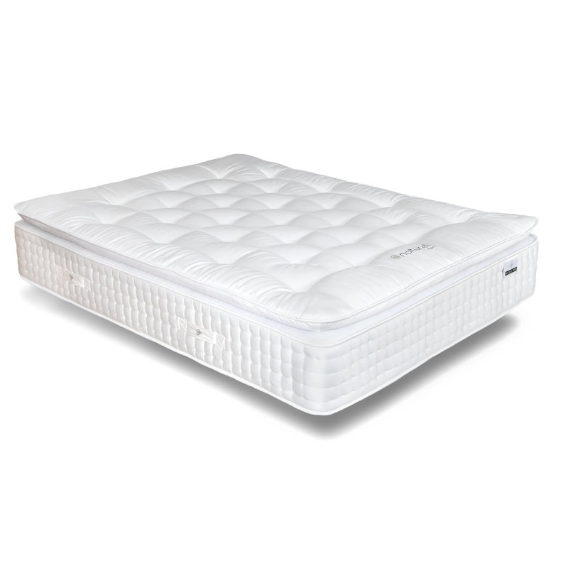 Theilson White Noise Pillow Top Pocket Sprung 3000 Mattress, Double (4'6)