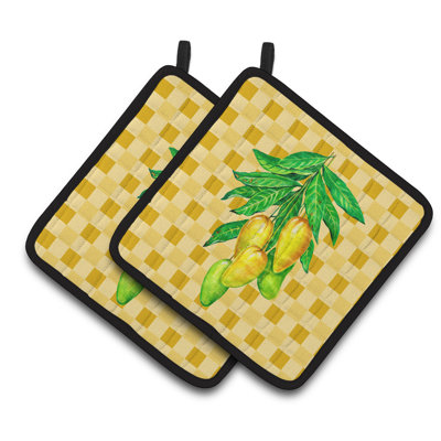 Caroline's Treasures Striped Polyester Potholder