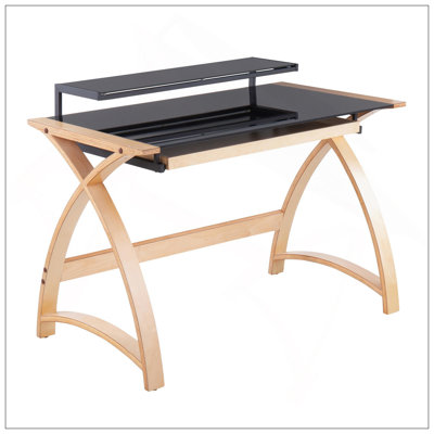 Bureau sophistiqué de style Mid-Century moderne avec des caractéristiques polyvalentes pour la productivité