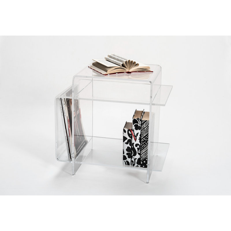 Downen Sled Coffee Table, Transparent