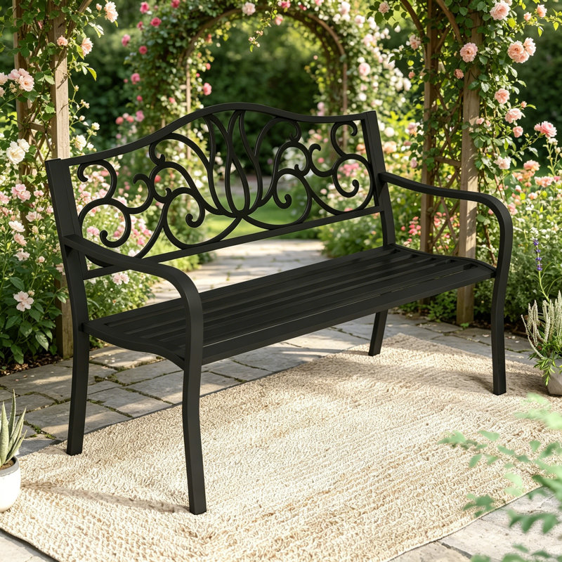 Metal Outdoor Bench