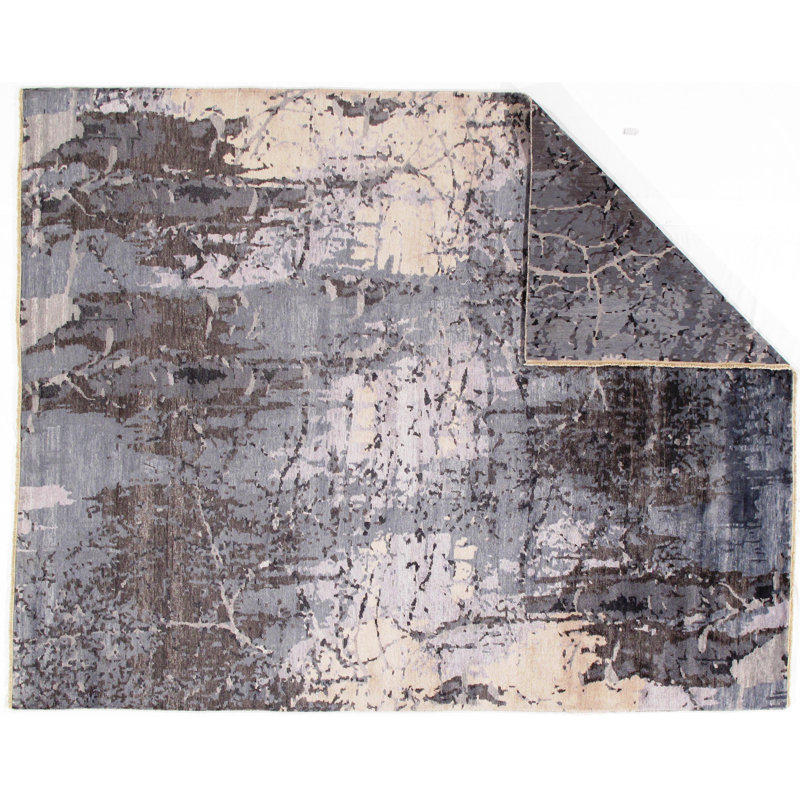 Silk Abstract Indoor Rug
