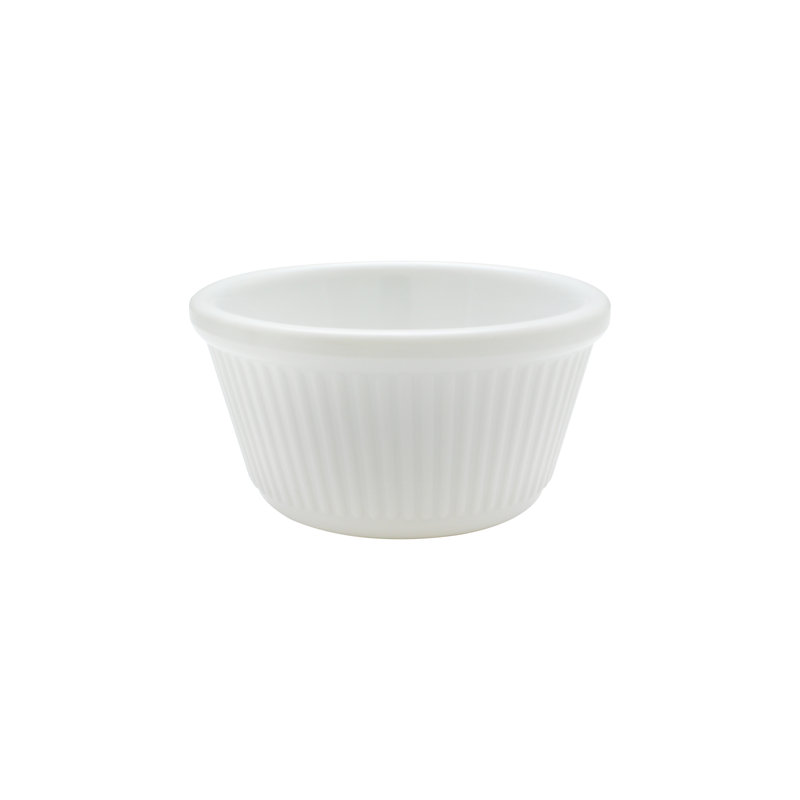 Ramequin à cannelures rondes thunder group inc., Blanc