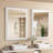 Molly Tempered Glass Metal Beveled Framed Wall Mounted Vanity Rectangular Mirror-108625545-108625539