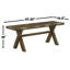 Banc de salle à manger en bois 47 pouces