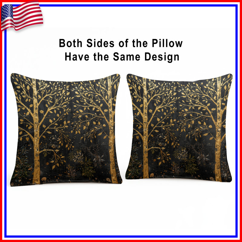 Coussins Golden Trees, 26 po x 26 po