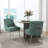 Farr Velvet Upholstered Side Chair With Silver Legs-1079766506