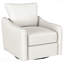Fauteuil d'appoint pivotant en tissu rembourré pour les salons confortables-508994551