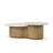 Toro Coffee Table-Cappuccino Marble