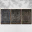 Ensemble de 3 pièces encadrées sur toile Lattice Lustre I-97793142-97793147