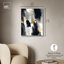 Art abstrait moderne noir et blanc, "perdu entre toile" par Art Remedy-104313693-104313697