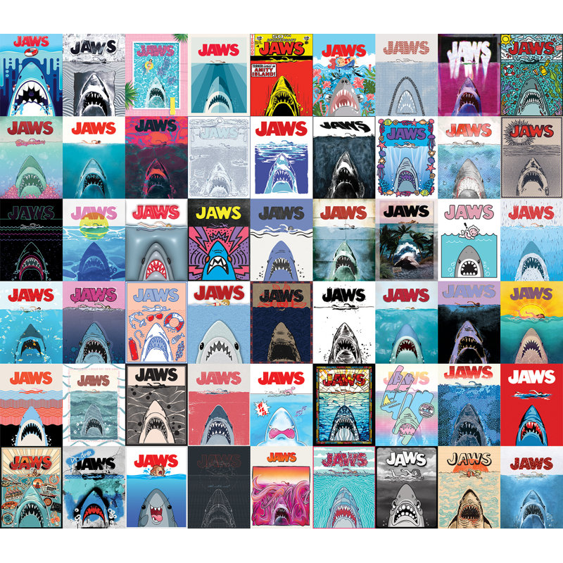 Affiche murale 50e anniversaire JAWS