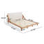 Lit plateforme tapissier Breonca