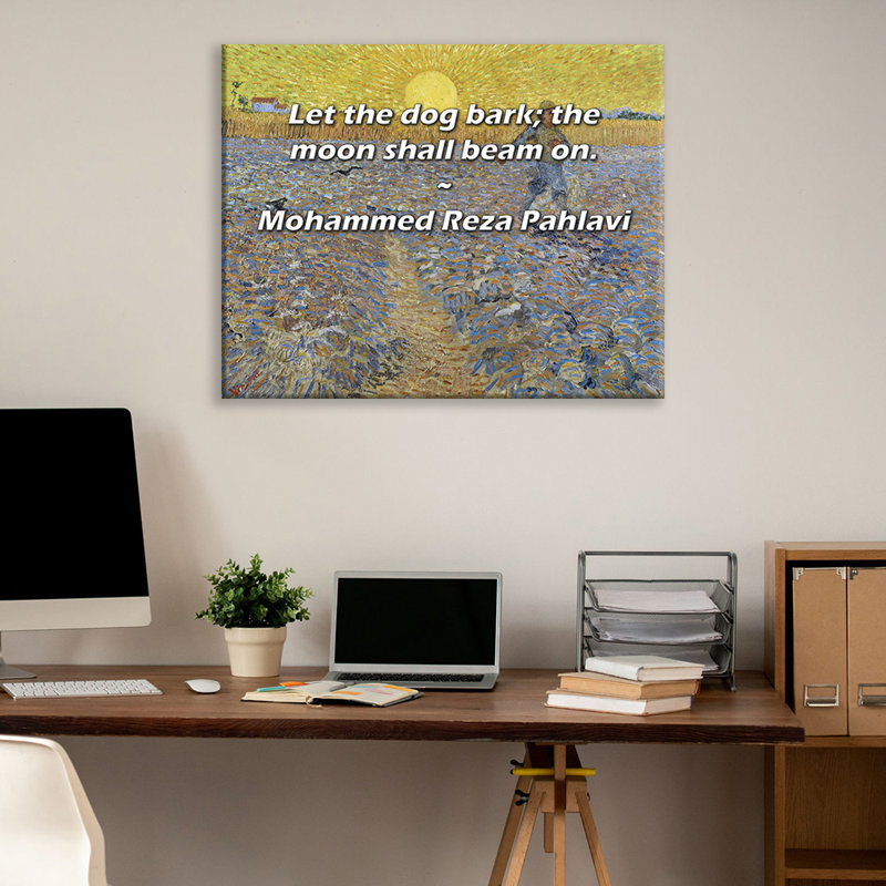 Astoria Grand Gallery Wrapped Canvas By Joseph C. Reyes: "Life’s a wondrous journey, don’t take it fo, 17" H x 24" W
