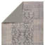Machine Washable Jihane Oriental Machine Woven Polyester Area Rug in Gray/Tan-417031253