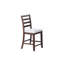 Ensemble de chaises à hauteur de comptoir 2 pièces à hauteur de comptoir avec dossier rembourré et pieds courbés