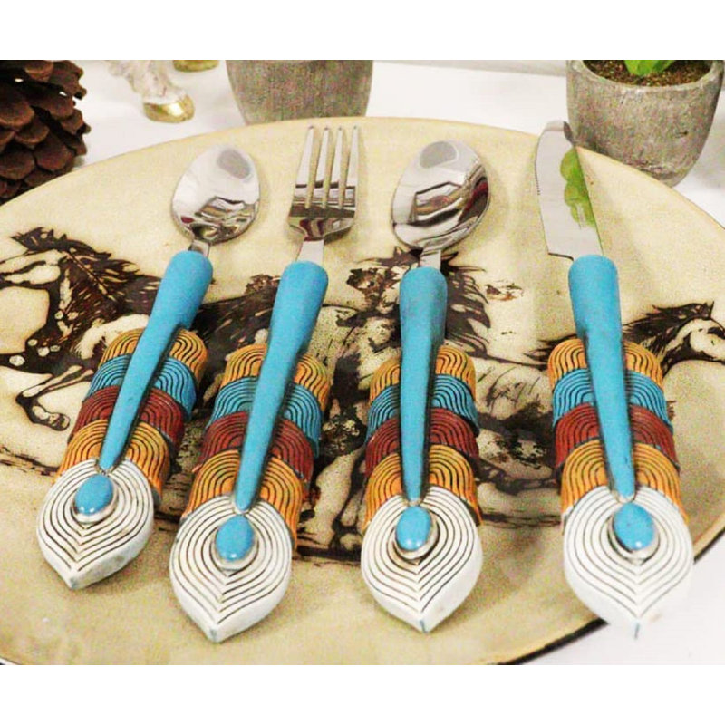Foundry Select Stainless Steel Flatware Set - Service for 4