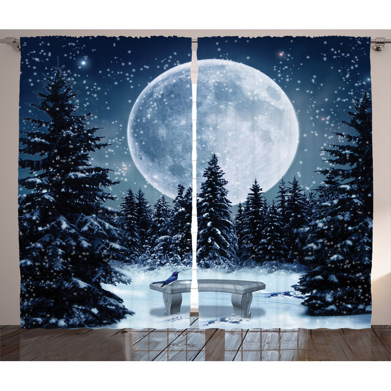 Semi Sheer Curtain Pair, 54" W x 108" L