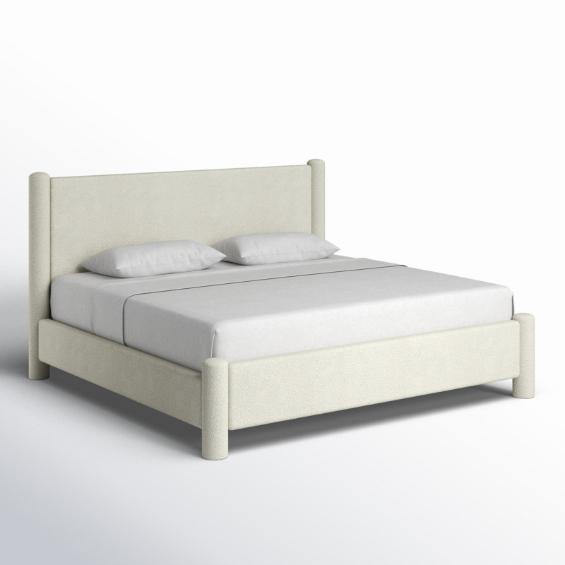 Asel Upholstered Platform Bed, King