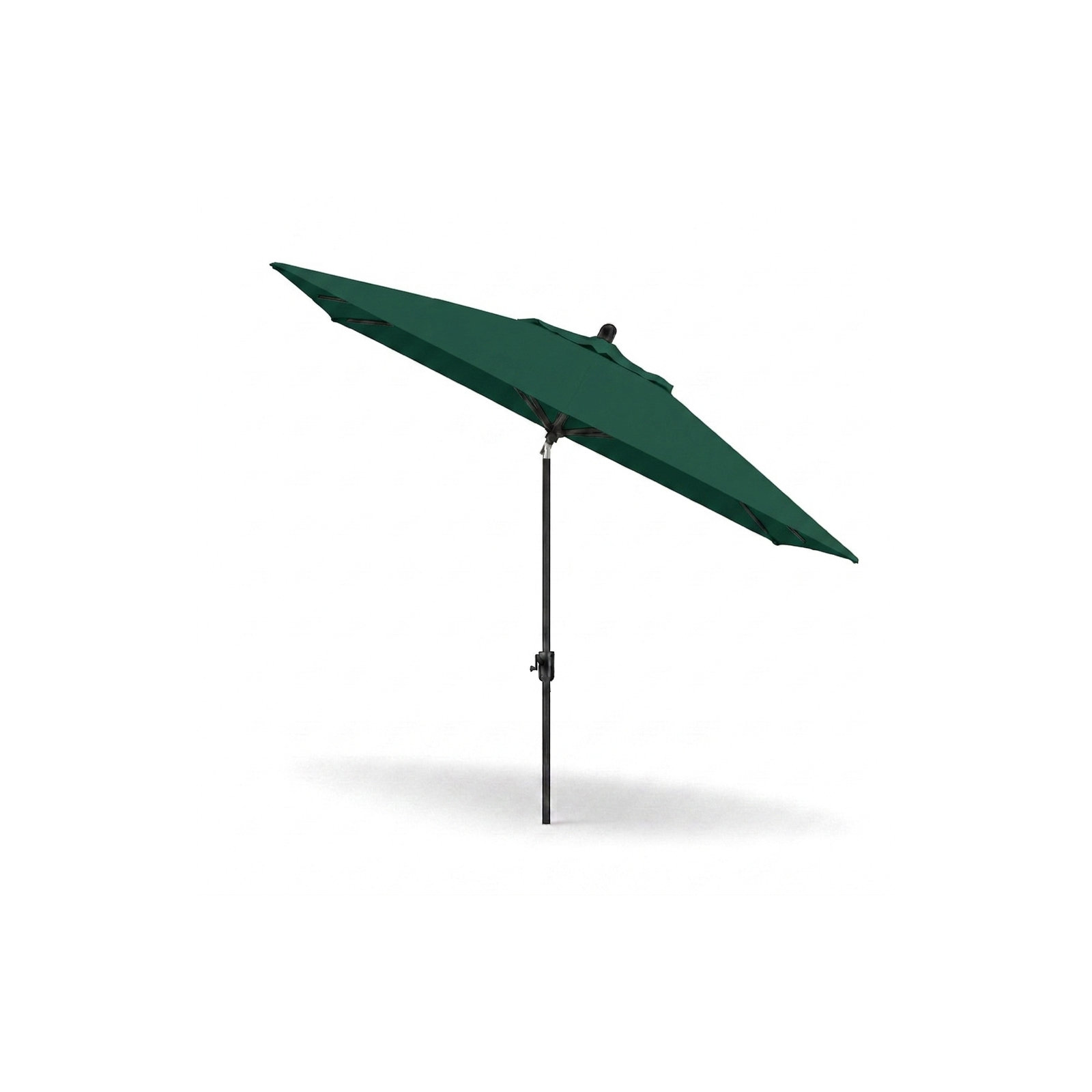 Olivier 116.7'' Outdoor Umbrella, Canvas Forest Green Sunbrella® Canvas, Antique Bronze