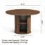 Table de salle à manger 47 po 47 po Farmhouse-423588388