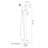 Metal Freestanding Bathtub Faucet With Hand Shower - 6.33 In. Width, Stylish Bathroom Tub Solid Metal, 43.04 Depth Full Body Spray