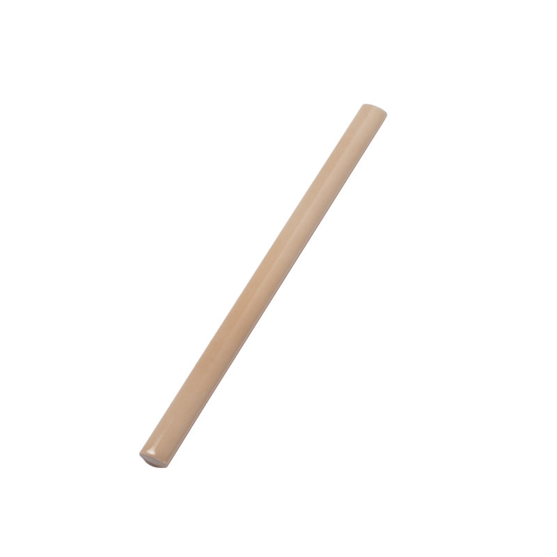 Silken 8" x 0.5" Ceramic Pencil Liner, Beige