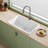 Deervalley Fireclay Workstation Kitchen Sink 30" L X 19" W Large Single Bowl Undermount/Drop-In Kitchen Sink With Accessories